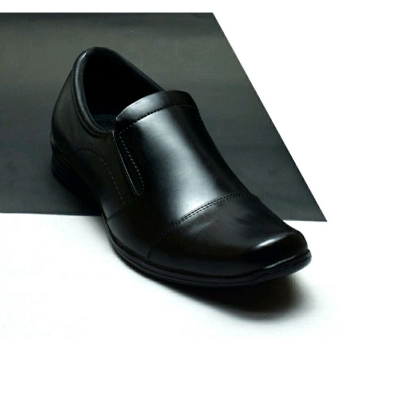 Sepatu OXPORD Pria Big Size 37-48 / Loafers Formal Pantofel Remaja Sekolah Kulit Hitam JUMBO, 37