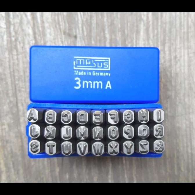 

KETOK HURUF (A-Z) ukuran 3mm / LETTER (A-Z) STAMP PUNCH MERK MASUS