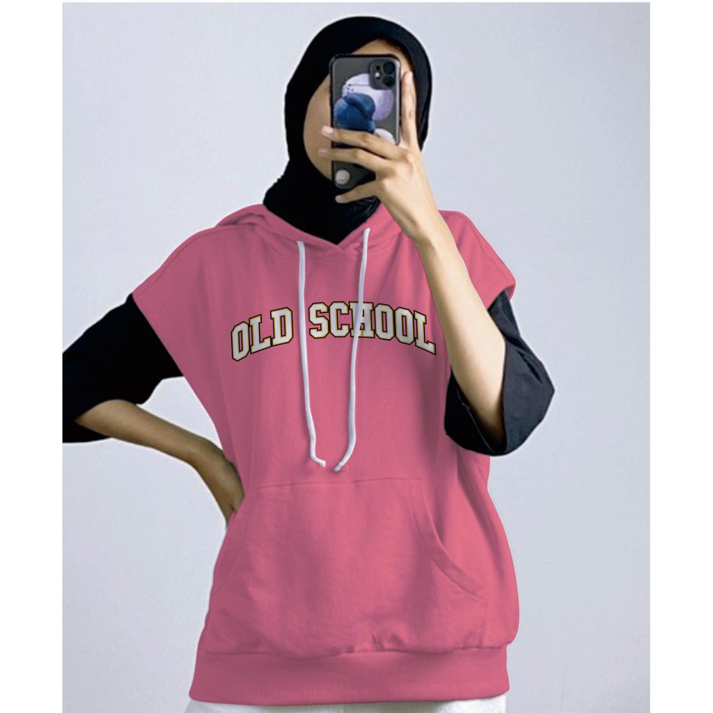 VEST HOODIE UNISEX OLD SCHOOL//ROMPI HOODIE UNISEX TEBAL TERBARU,