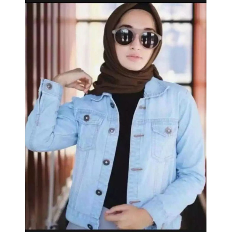 JAKET DENIM WANITA /JAKET JEANS CEWEK