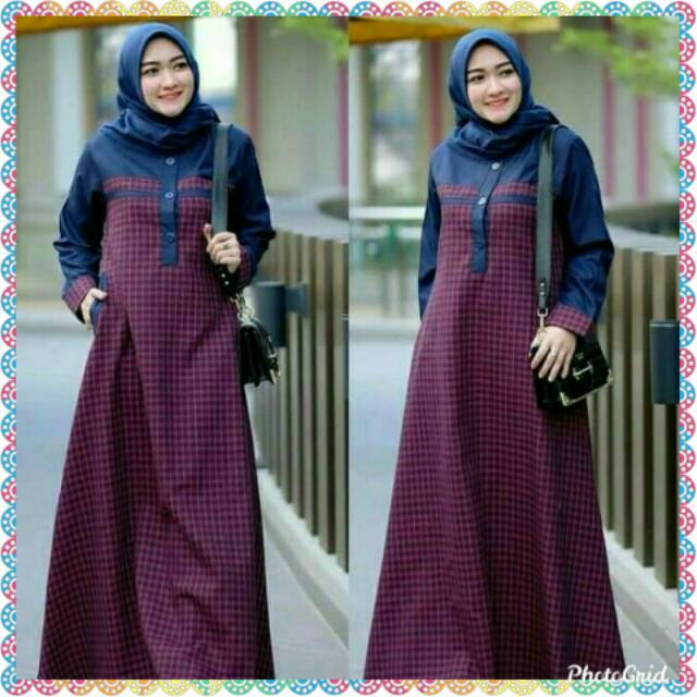 Fashion Muslim Baju Gamis Wanita Terbaru Sabrina Dress