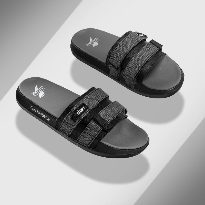 Durr Meta Full Hitam Double Spon Premium Sandal Durr Meta Force Series Full Black - Sandal Pria Sandal Pria Slip Sandal Pria Strap