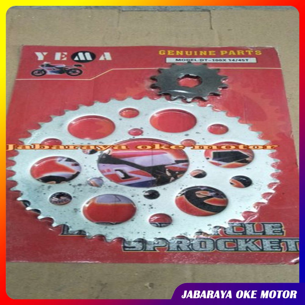 GEAR DEPAN BELAKANG YAMAHA DT X