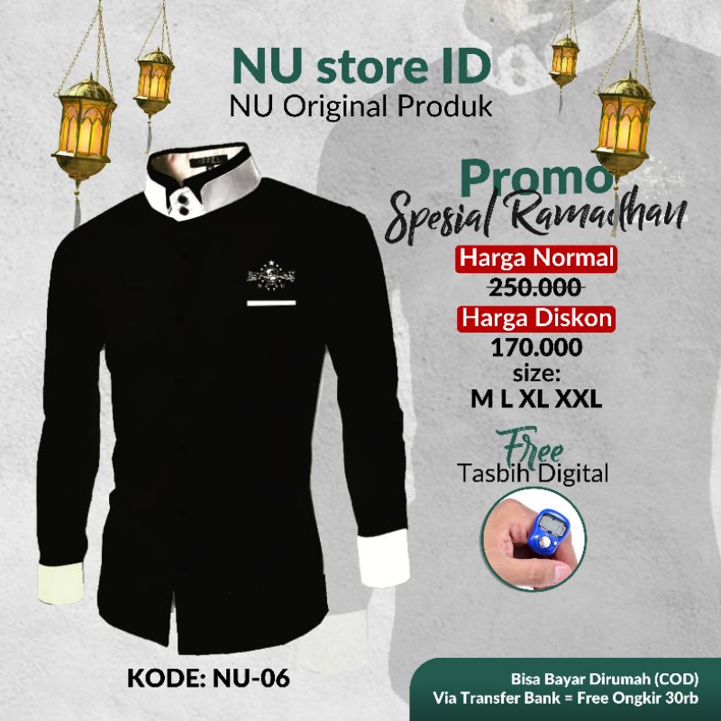 kemeja NU/baju NU/muslim NU