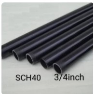Pipa besi 3/4 inch 120cm pipe clampjati belanda sch40