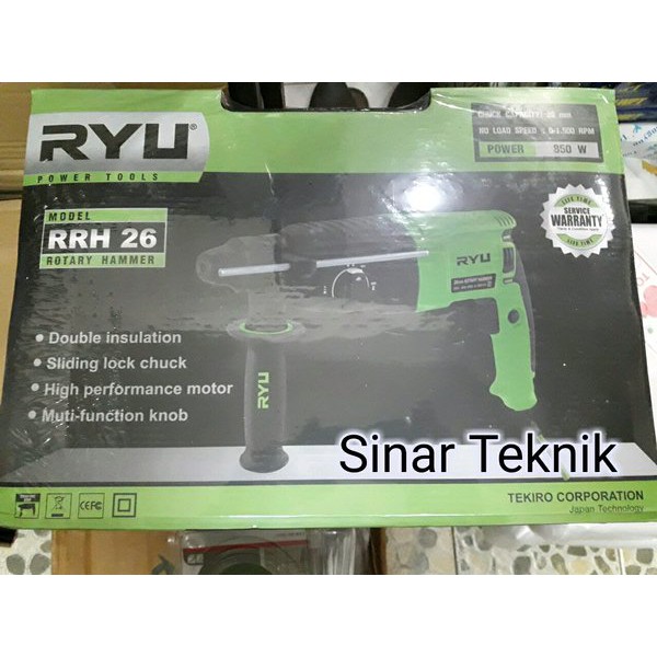 Ready Mesin bor rotary hammer ryu