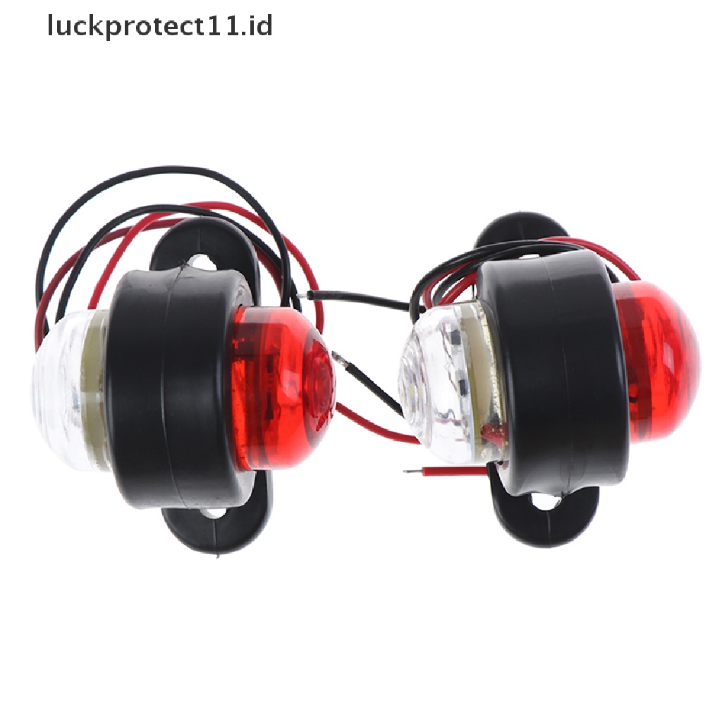 &lt; Luckprotect11. &lt; LuckproteksiId &gt; Lampu Samping Led Warna Putih Untuk Truk / Trailer / Caravan