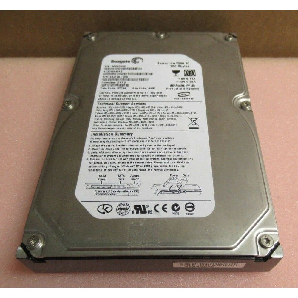 Hardisk HDD Harddisk Internal PC 750GB Sata Seagate