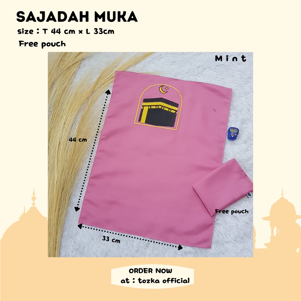 [Tozka] Sajadah muka I Sajadah sujud I Sajadah mini