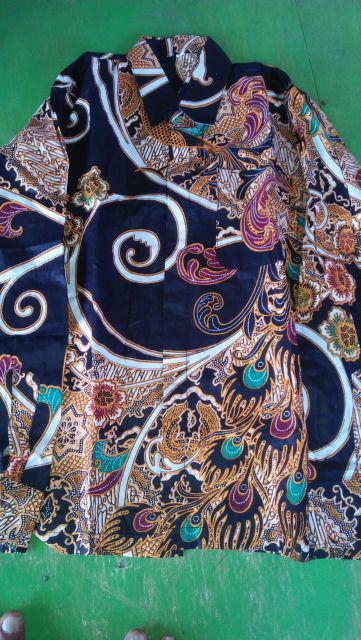Kemeja Batik Pria Lengan Panjang Size M L Xl Xxl Bswart Batik Hrb026 Batik Pekalongan