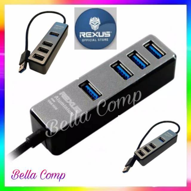 USB Hub Rexus 4 Port RXH-329/Rexus USB Hub 329 4port/Rexus RXH-329 - USB HUB 4PORT