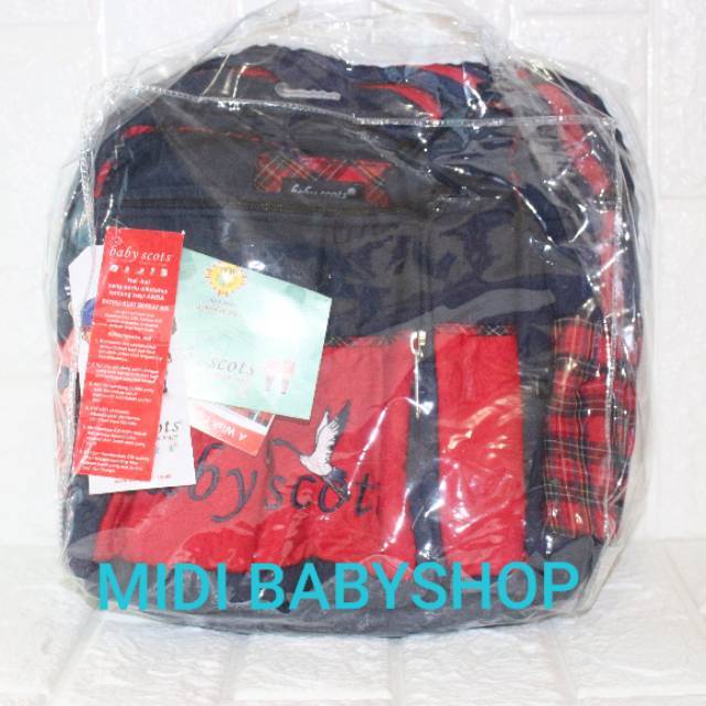 Baby Scots Tas perlengkapan bayi / Diapers bag / Tas popok Medium