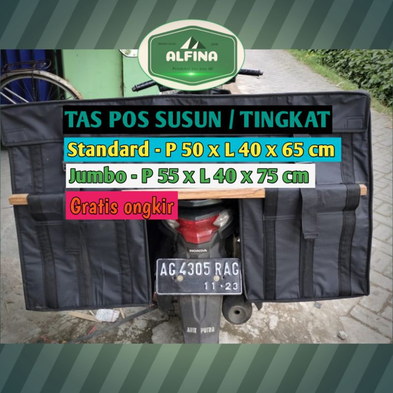 Srandul tingkat / OBROK TINGKAT/ Srandul SUSUN / Ronjot susun/ Srandul muat banyak/ tas motor susun