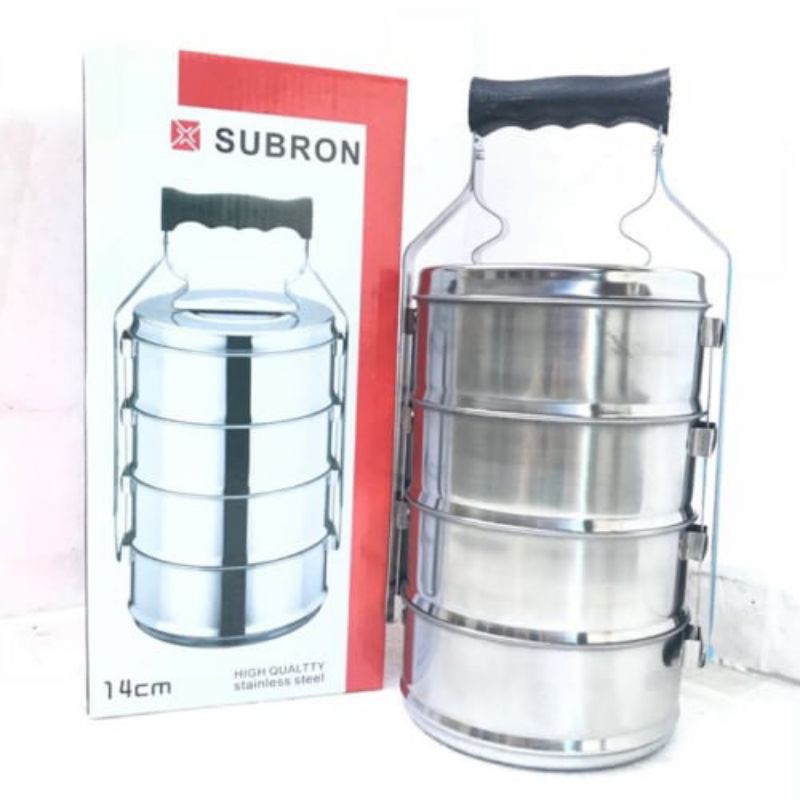 rantang bekal stainless 14x3 dan 14x4