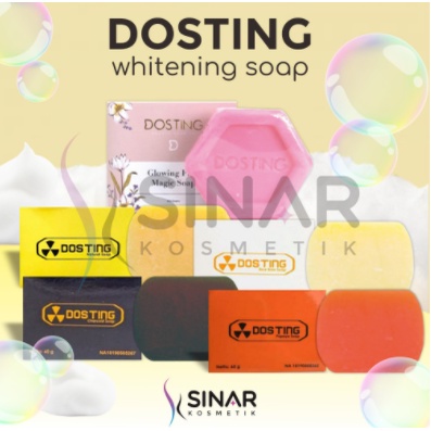 ✦SINAR✦ [BPOM ORI] Dosting Whitening Glowing Face Soap Magic Soap - Natural Soap Sabun Batang - Washing Bar Soap