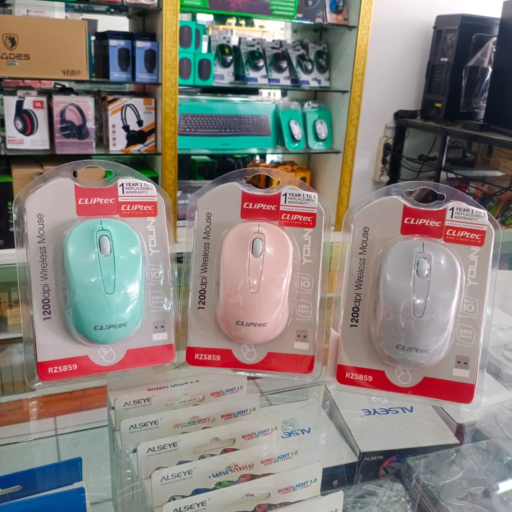 Mouse Wirelles Cliptec RZS859 Young 1200Dpi Original