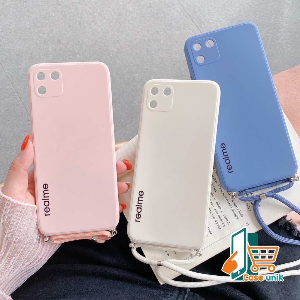 SOFTCASE SLINGCASE ORIGINAL SILIKON PELINDUNG KAMERA REALME C11 C15 NARZO 20 30A 50A PRO CS3204