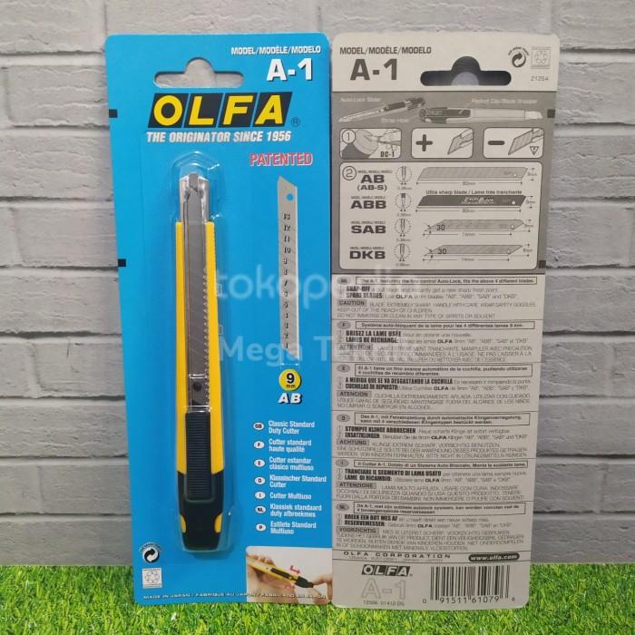 

Cutting Paper Pisau Cutter 9Mm Snap-Off Blade Cutter A-1 Olfa