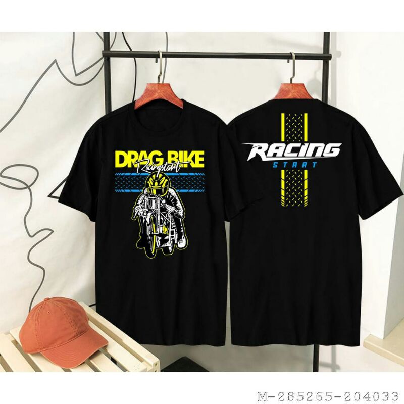 KAOS PRIA DRAG BIKE RACING
