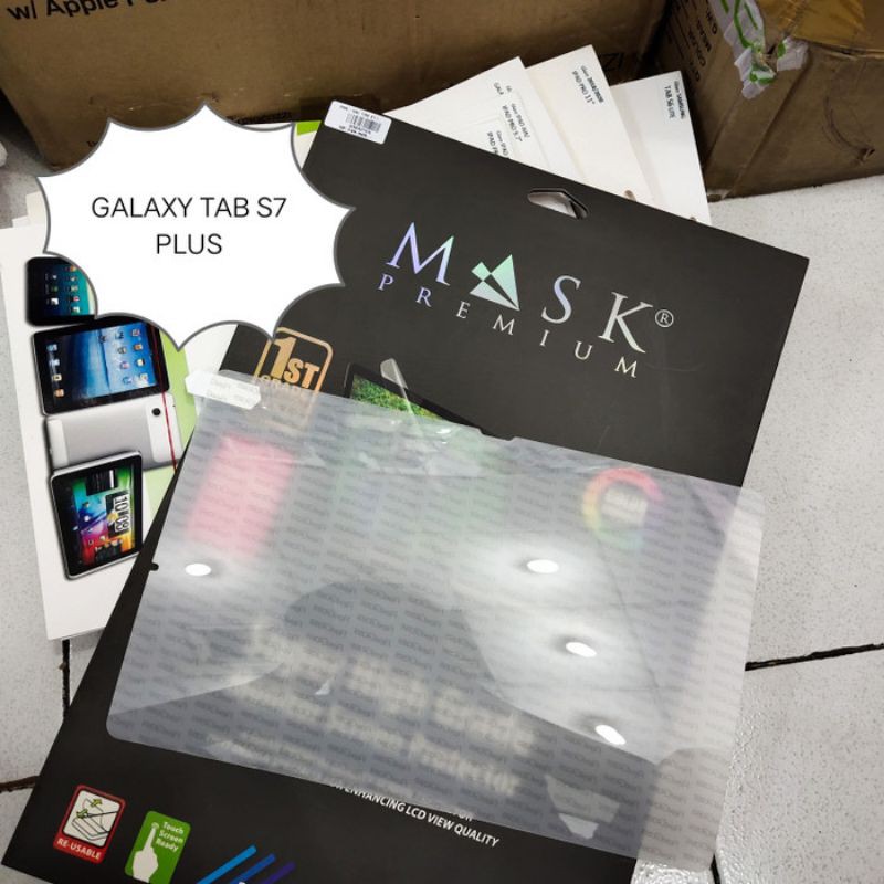 Samsung Galaxy Tab S7 Plus Anti Break Mask Premium Indoscreen