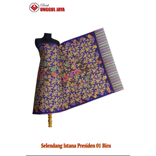 SELENDANG GENDONG ISTANA PRESIDEN-BIRU 001