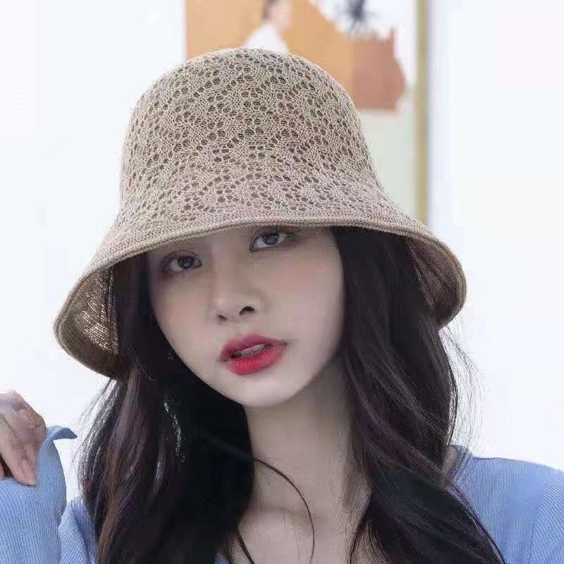 CAHAYA  Topi Pantai Pelindung Sinar Matahari Import Rajut Sun Visor Hat S96