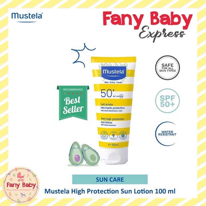 MUSTELA HIGH PROTECTION SUN LOTION SPF 50+