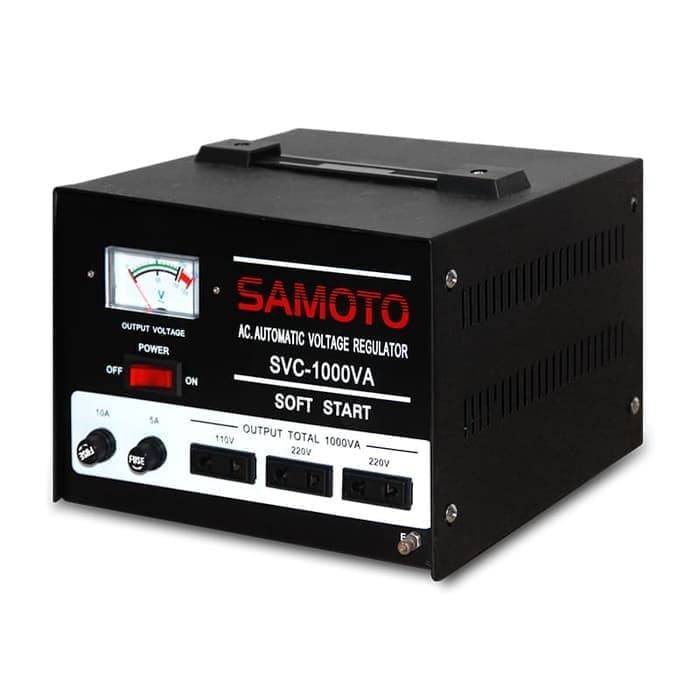 VOLTAGE STABILIZER SERVO MOTOR CONTROL SAMOTO 1000VA