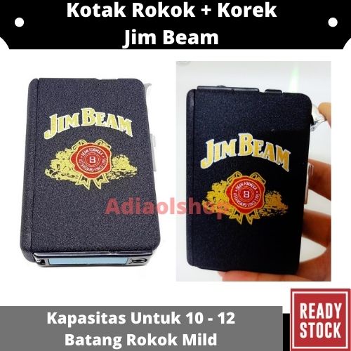 KOTAK ROKOK PLUS KOREK API MOTIF JB