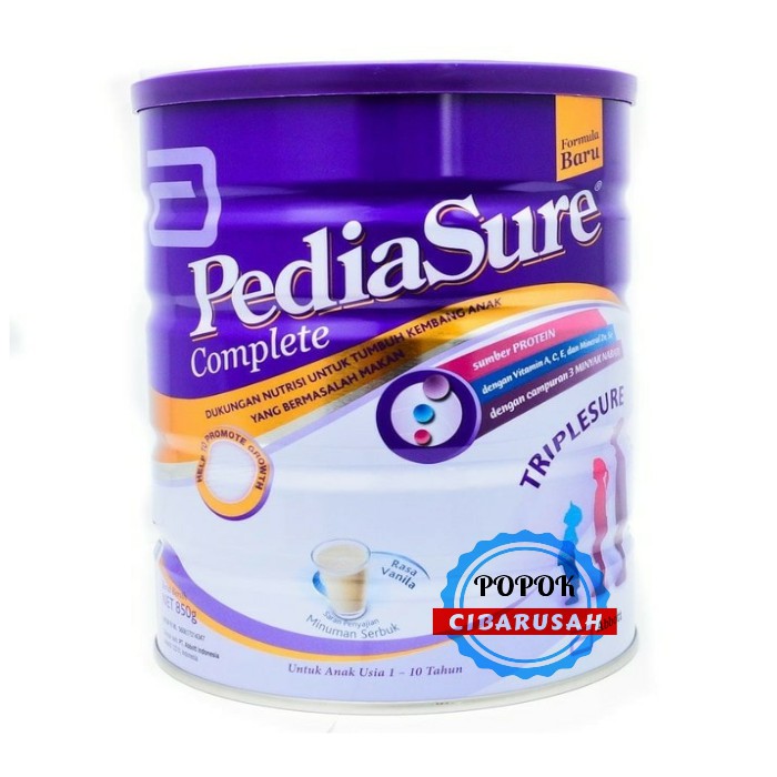 Pediasure Triplesure Coklat/Vanila/Madu 850GR/popokcibarusah