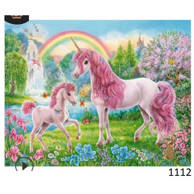 

Diy Painting Animal by Number Canvas 50x40cm With Frame