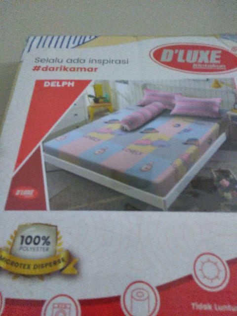 Ls Sprei Kintakun D Luxe 180x200 (6 Kaki) Motif Isaac