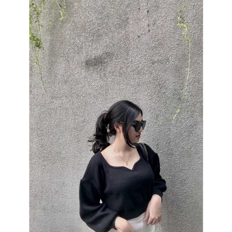 FX SHOP SWEATER NESSYA RAJUT PREMIUM / SW ATHALIA