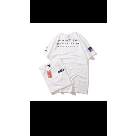 baju kaos Nasa pria all size bahan original