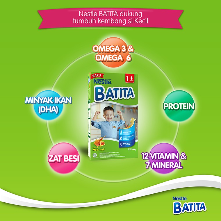 Nestlé BATITA 1+ Rasa Madu 1-3 tahun 400 gr-3