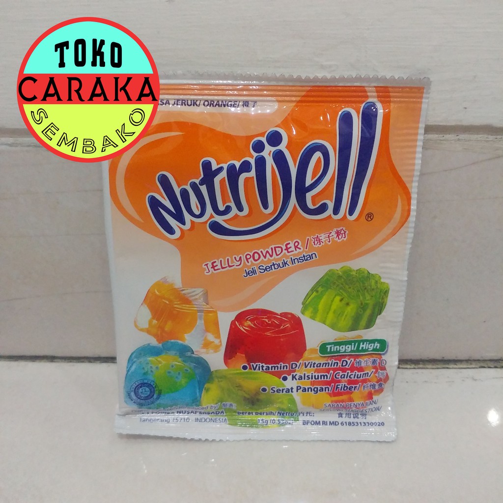 

Nutrijell Jelly Powder Rasa Jeruk / Orange - 15g