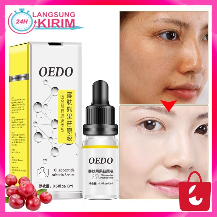 [Terbukti Alami] OEDO Oligopeptide Arbutin Serum Moisturizing Pemutih Wajah Glowing Perawatan Wajah