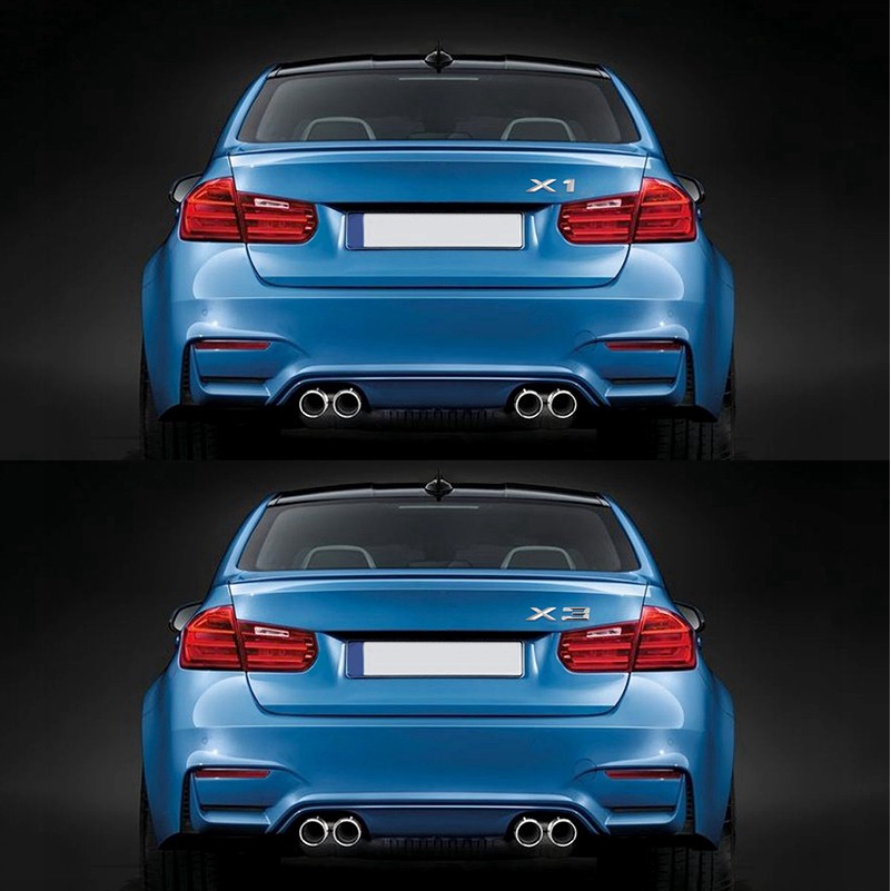 Sticker Emblem Angka 3d Bahan Plastik Abs Warna Hitam Dan Silver Gt X1 X3 X5 X6 Untuk B E63 E64 E65 E66 E87 E93 E86