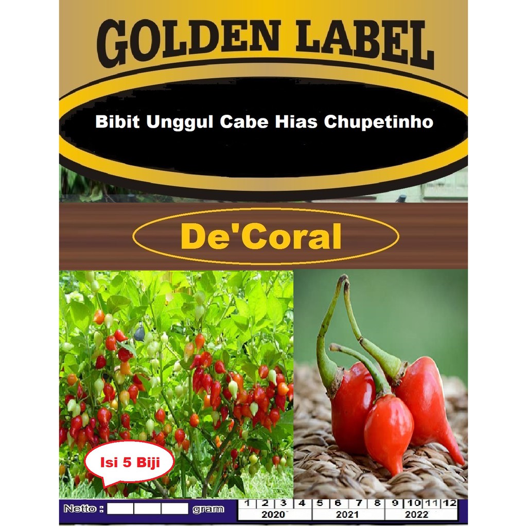 Bibit Unggul Cabe Hias Chupetinho | Benih Cabe Hias
