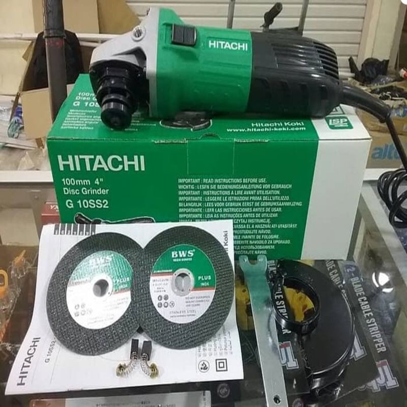 MESIN GERINDA TANGAN HITACHI G10SS2 / ANGLE GRINDER HITACHI G 10SS2