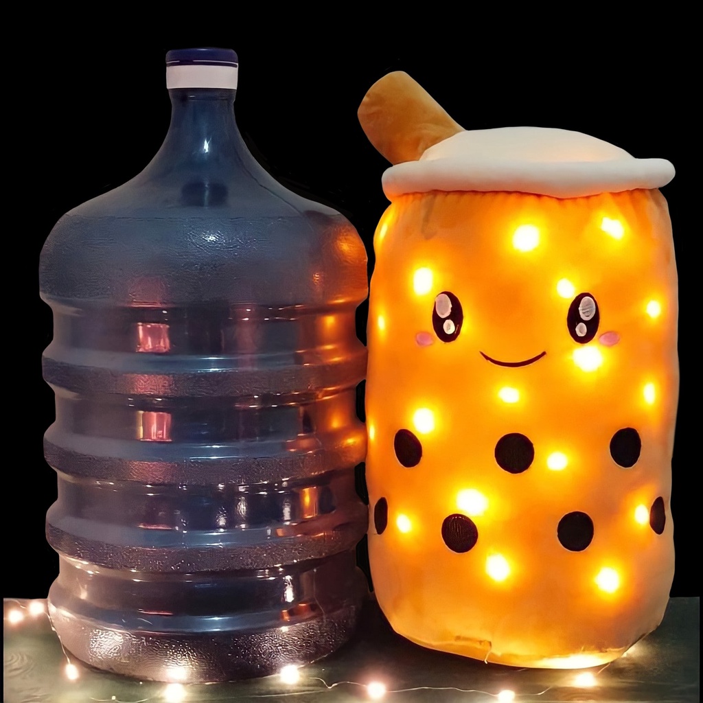 Boneka Boba LED, Boba Dengan Lampu LED Ukuran Besar 45cm*35cm Murah, Boneka Boba Jumbo