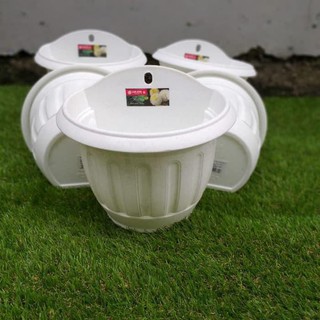 Pot Bunga Dinding Lotus Lionstar Warna Putih Keramik 21Cm Pot Bunga Dinding Lotus Lionstar Warna Putih Keramik 21Cm