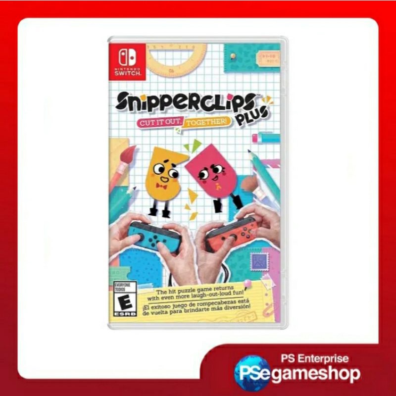 Switch Snipperclips Plus: Cut it out, Together! (Mde/English)