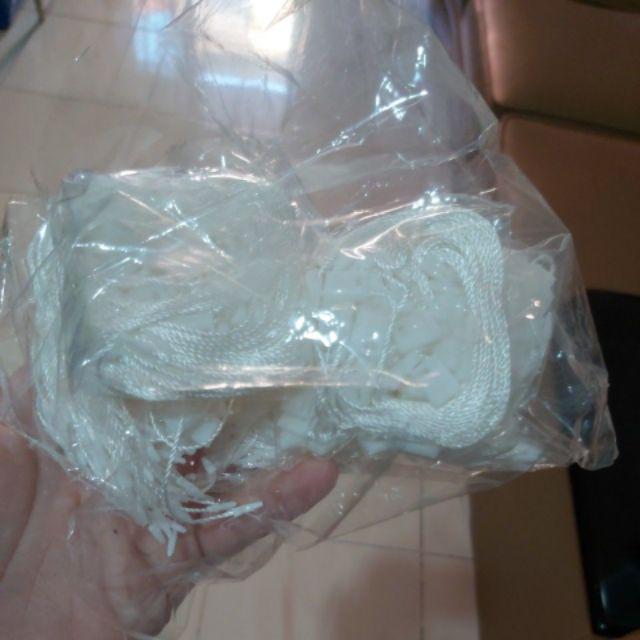 [500 Pcs] Tali Hangtag Benang Putih Ekslussif