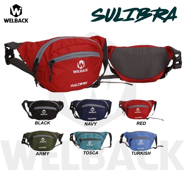 Waistbag Pria Wanita Welback Seri Sulibra