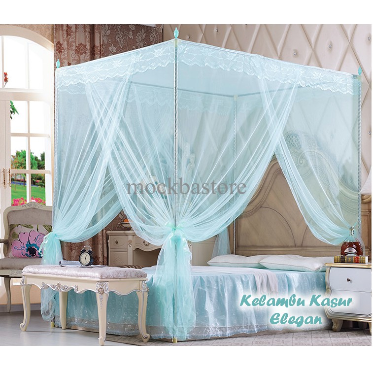 Kelambu Kasur Elegan (Kelambu 3 pintu dengan kanopi)