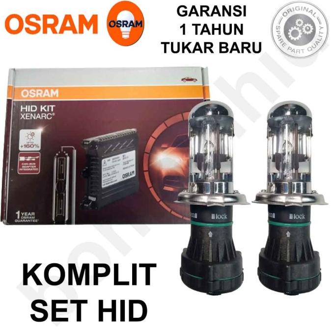 LAMPU HID MOBIL OSRAM XENARC H4 6000K (Osram Genuine)