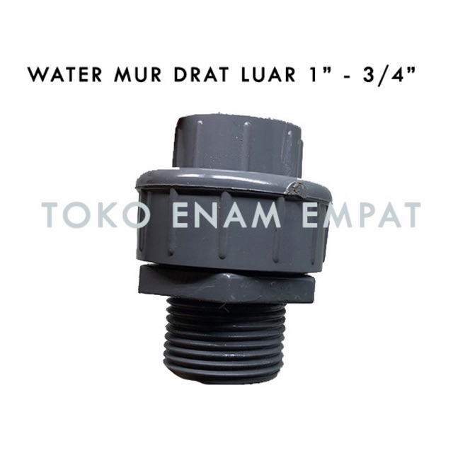 WATER MUR PVC DRAT LUAR 1 “ - 3/4 “ / WATERMOOR