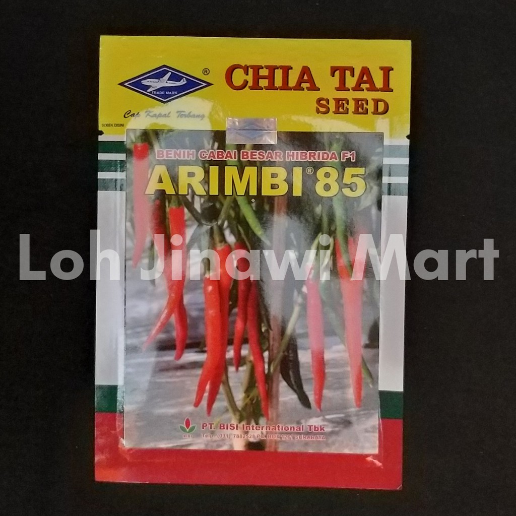 Benih Cabai Besar Merah Arimbi 85 10 g Cap Kapal Terbang