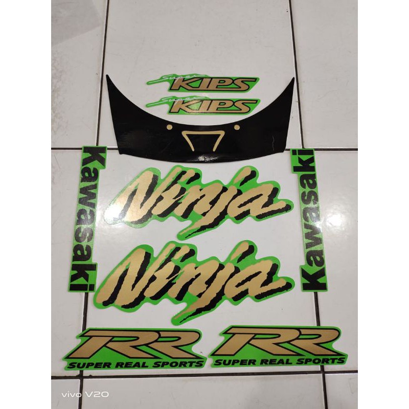 striping ninja rr old hijau